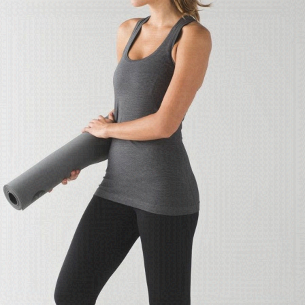 Lululemon Grey CRB tank- size 8